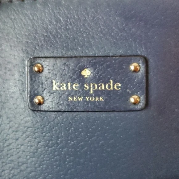 Kate Spade New York Grove Street Caley Satchel navy blue 100% leather - Picture 16 of 16